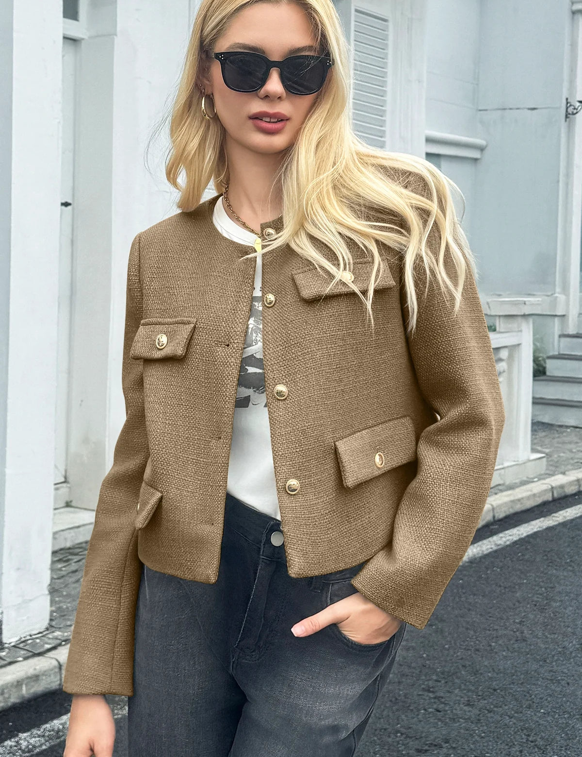 CicyBell-Womens-LightBrown-Cropped-Tweed-BlazerJackets-RP6129_5.webp