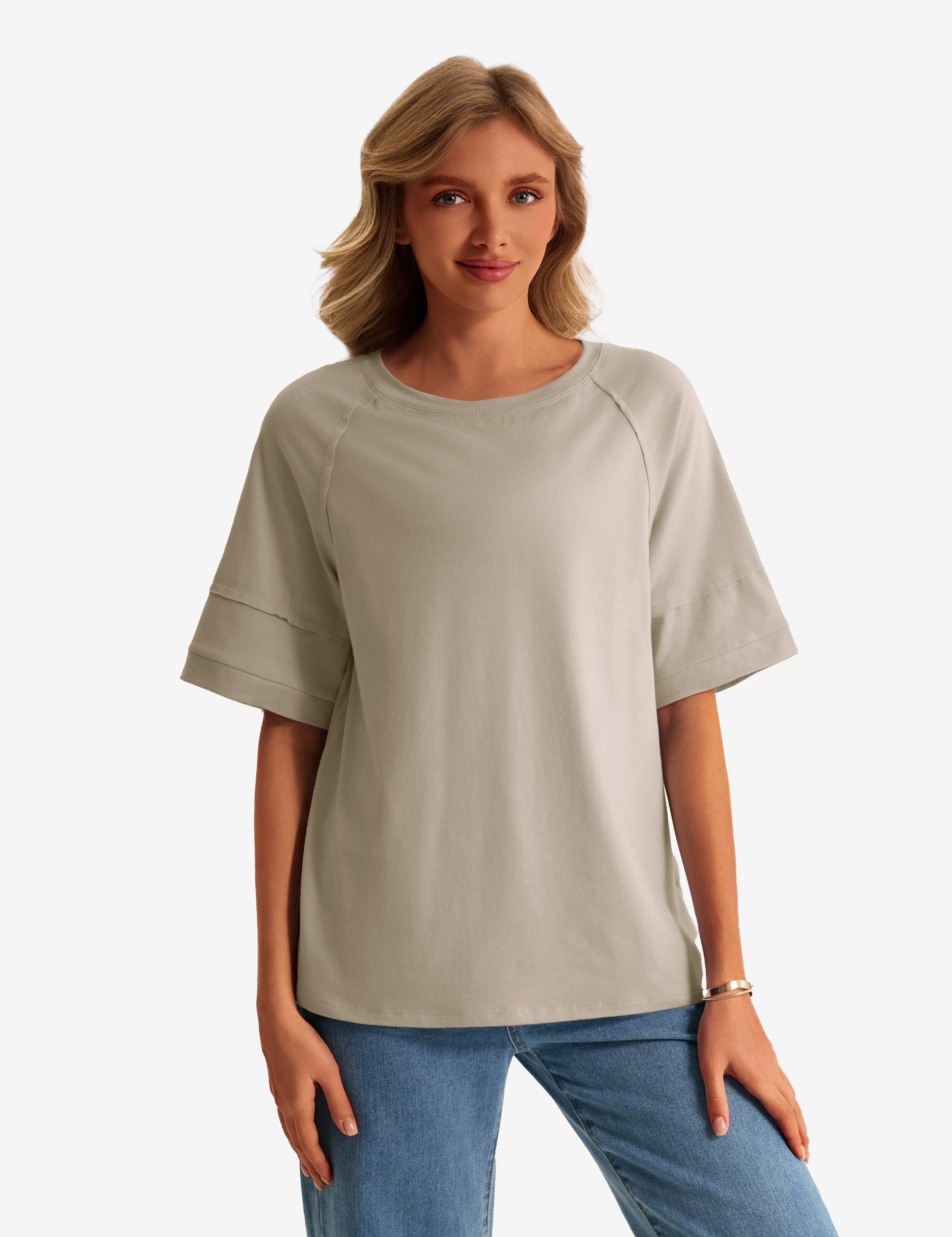CicyBell-Womens-LightKhaki-T-Shirts-H5N983_1.webp