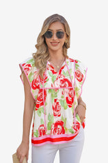 Womens Light Pink Floral Peplum Babydoll Tops  | CicyBell