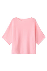 Womens Light Pink Half Sleeve Sweaters | CicyBell