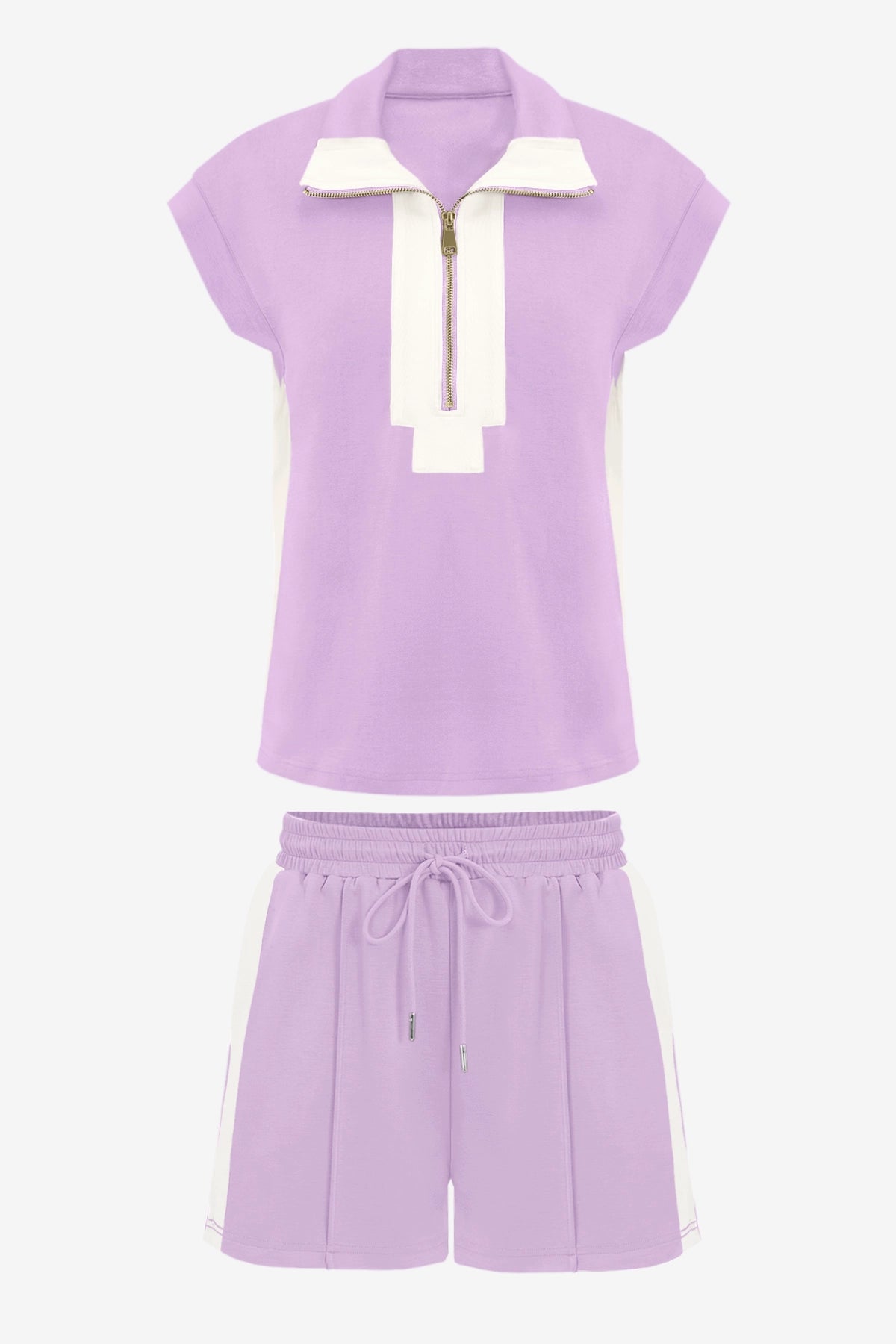 Womens Light Purple 2 Piece Outfits  | CicyBell