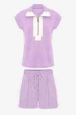 Womens Light Purple 2 Piece Outfits  | CicyBell