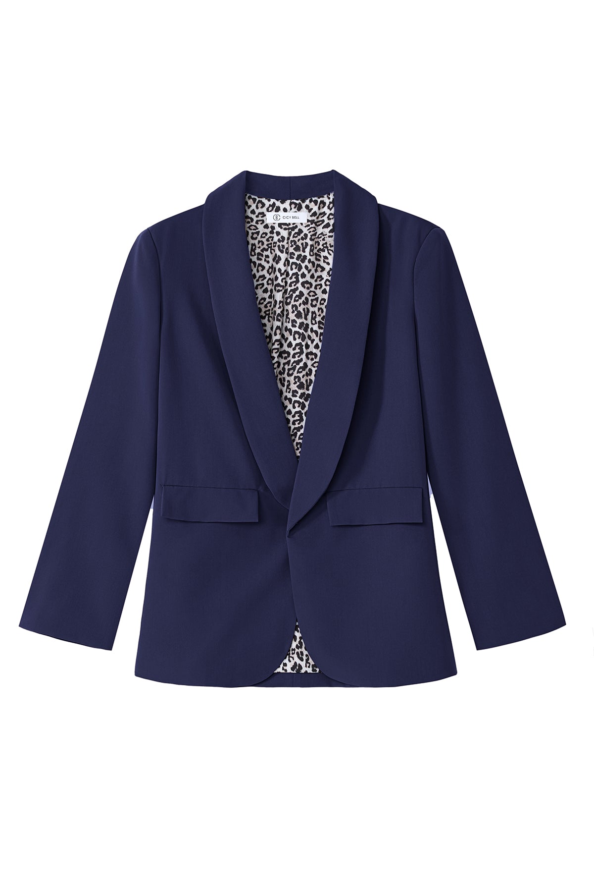 Womens Navy Business Casual Blazer | CicyBell