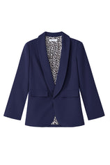 Womens Navy Business Casual Blazer | CicyBell