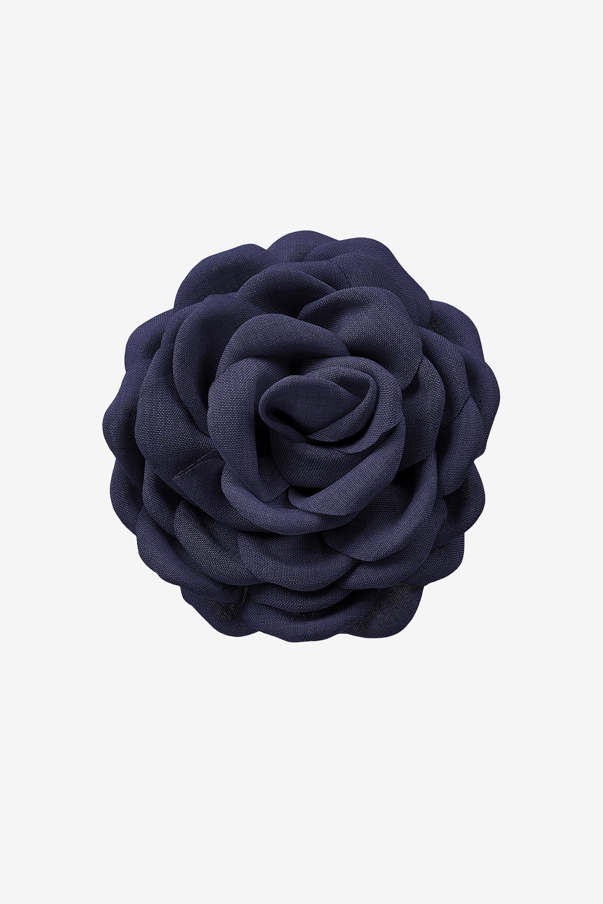 Womens Navy 4'' Rose Brooch Pin | CicyBell