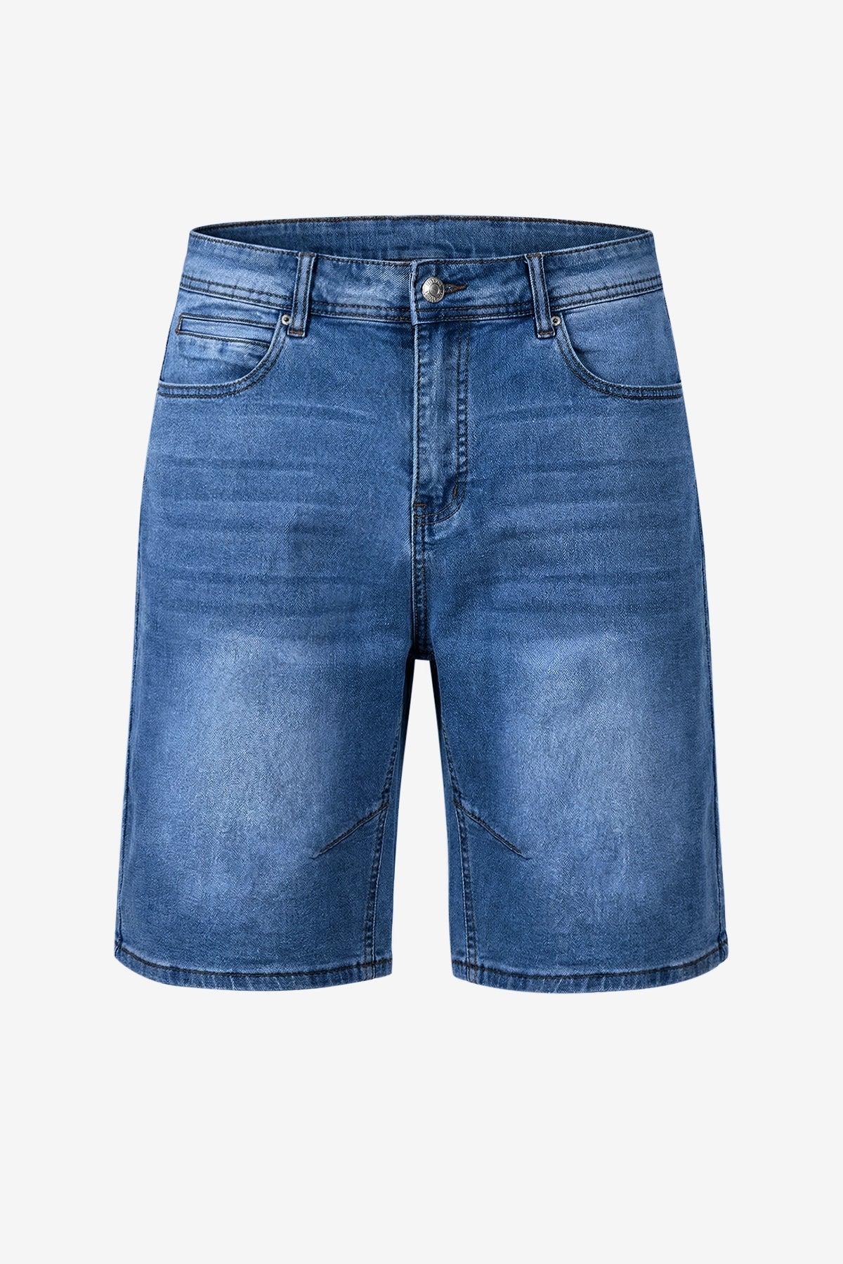 Womens Navy Wide Leg Denim Shorts | CicyBell