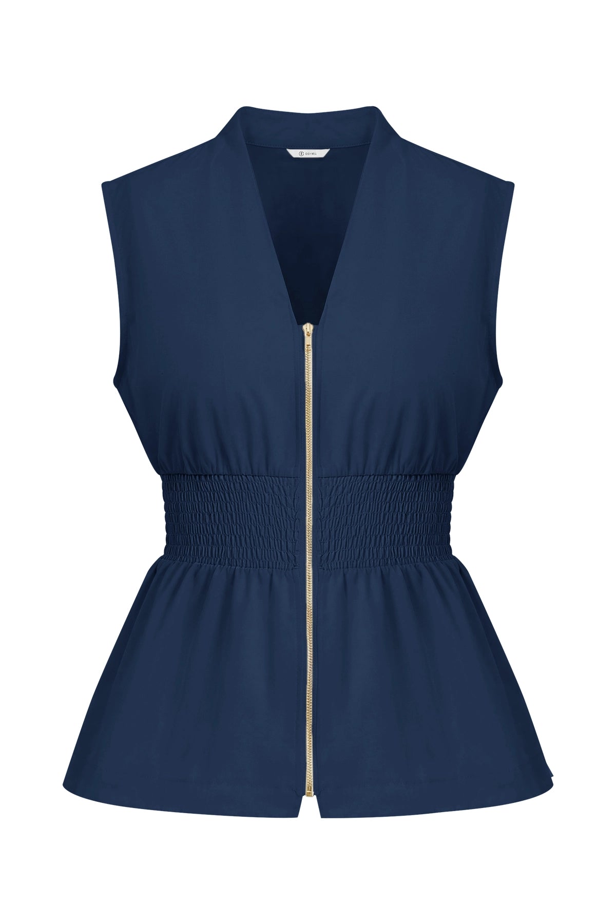 Womens Navy Summer V Neck Tank Tops | CicyBell