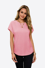 Womens Pink Summer Cap Sleeve | CicyBell
