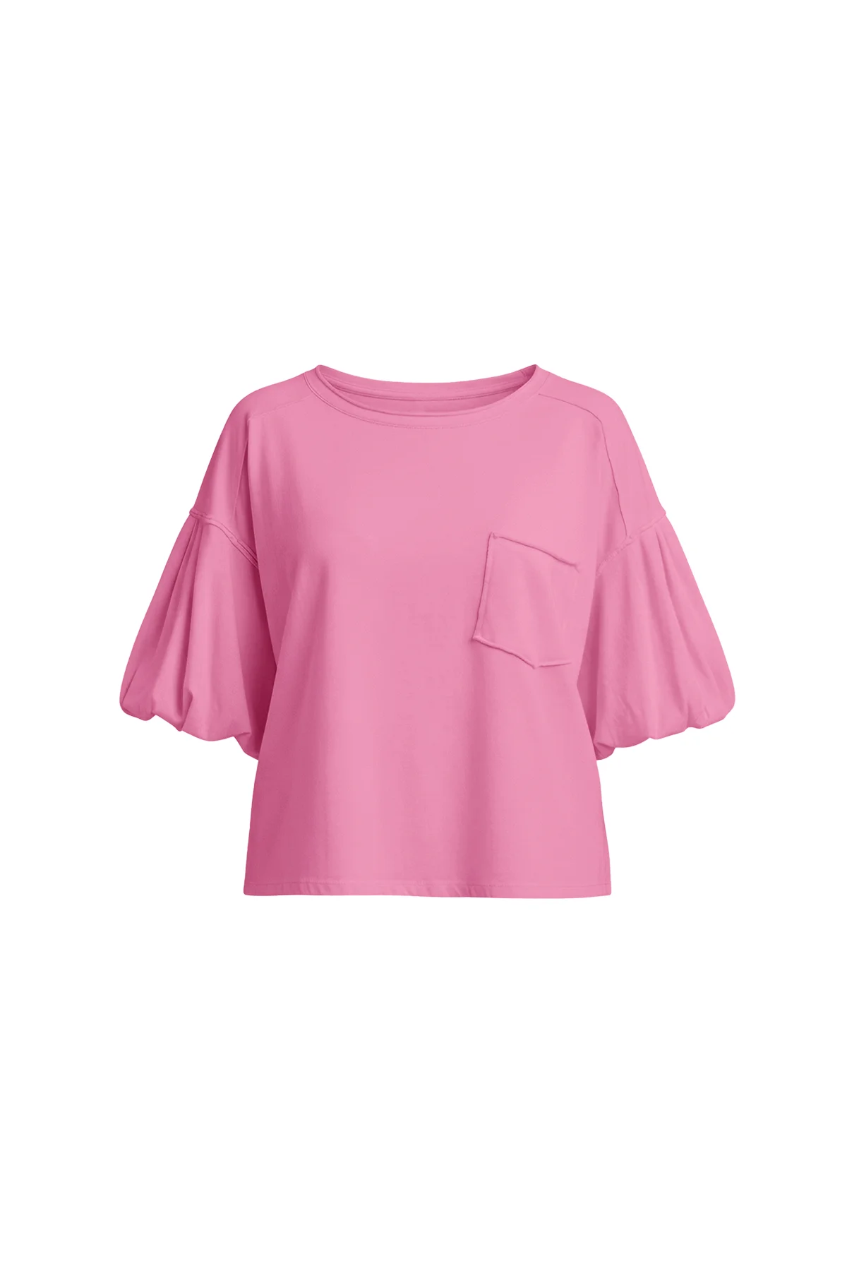Womens Pink Puff Short Sleeve T-Shirts| CicyBell