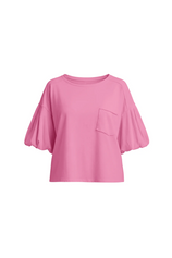 Womens Pink Puff Short Sleeve T-Shirts| CicyBell