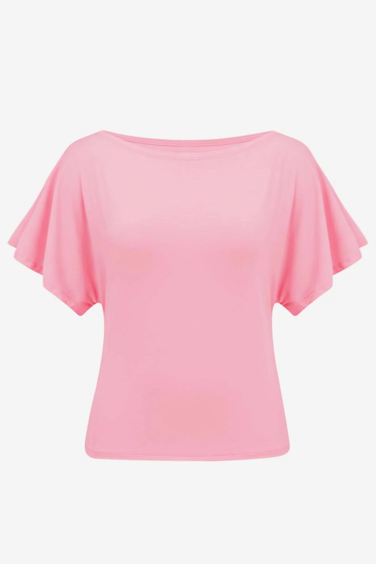 Womens Pink Tie Back Cinched Tops | CicyBell