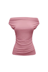 Womens Pink Cowl Neck Tank Tops | CicyBell