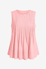 Womens Light Pink Peplum Casual Babydoll Tops | CicyBell