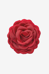 Womens Red 4'' Rose Brooch Pin | CicyBell