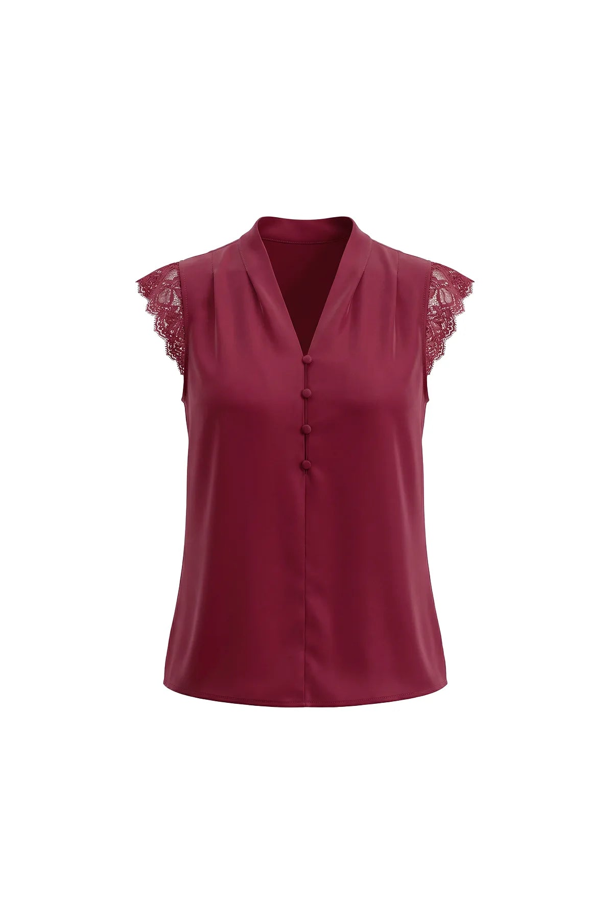 Womens Red Satin Tank Tops | CicyBell