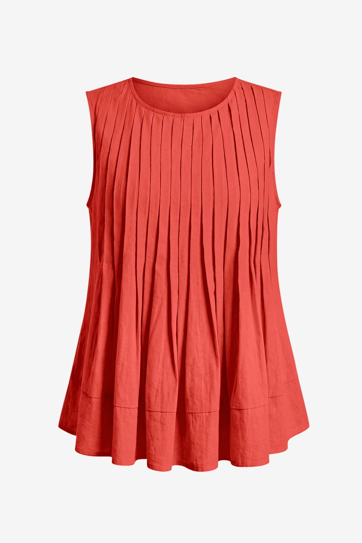 Womens Red Peplum Casual Babydoll Tops | CicyBell
