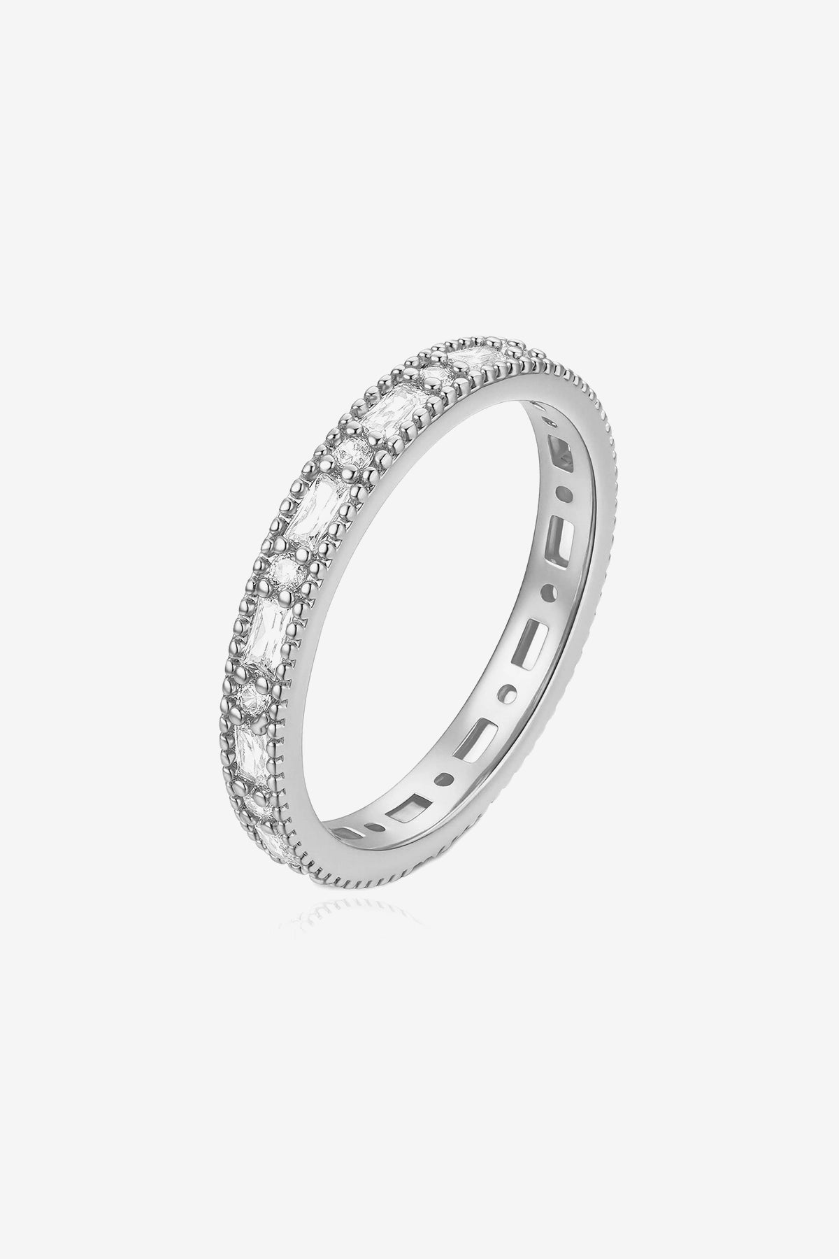 Womens White Matching Couple Rings | CicyBell