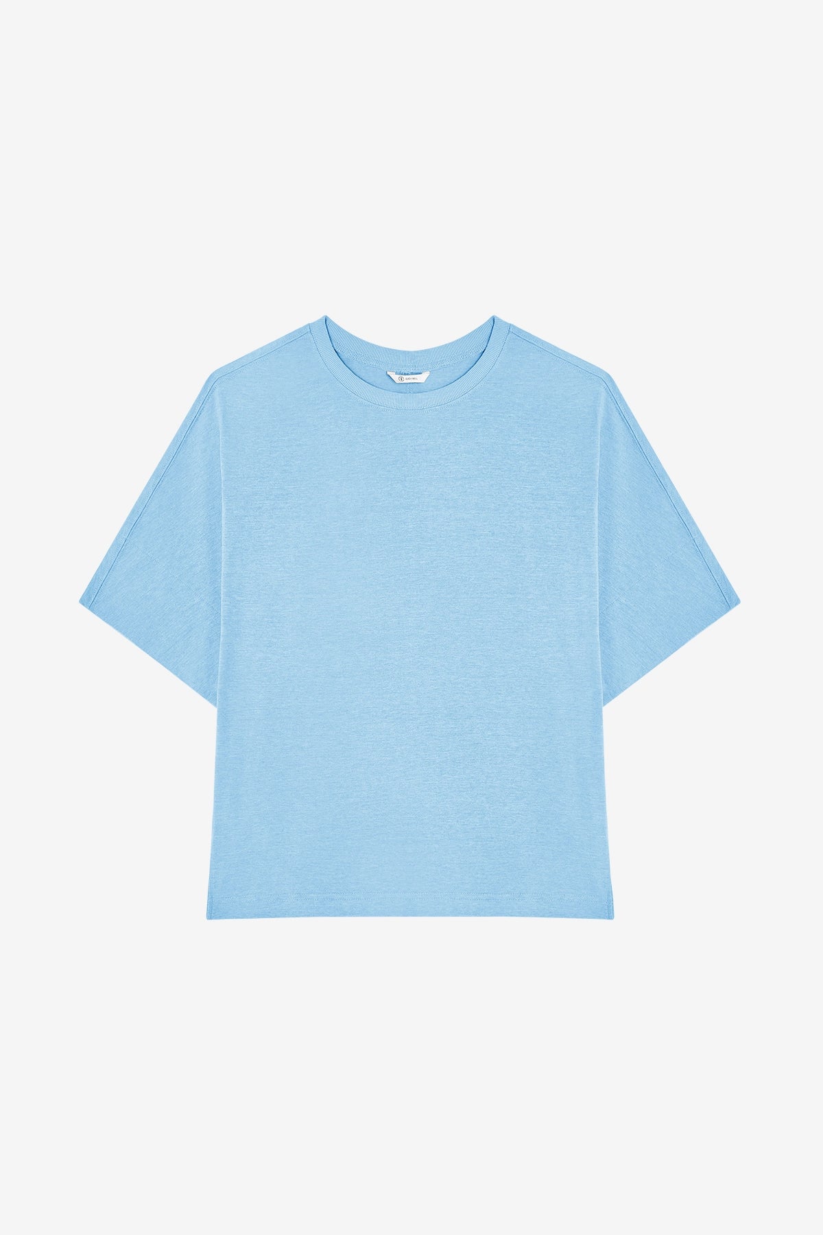 Womens Sky Blue Half Sleeve T-Shirts | CicyBell