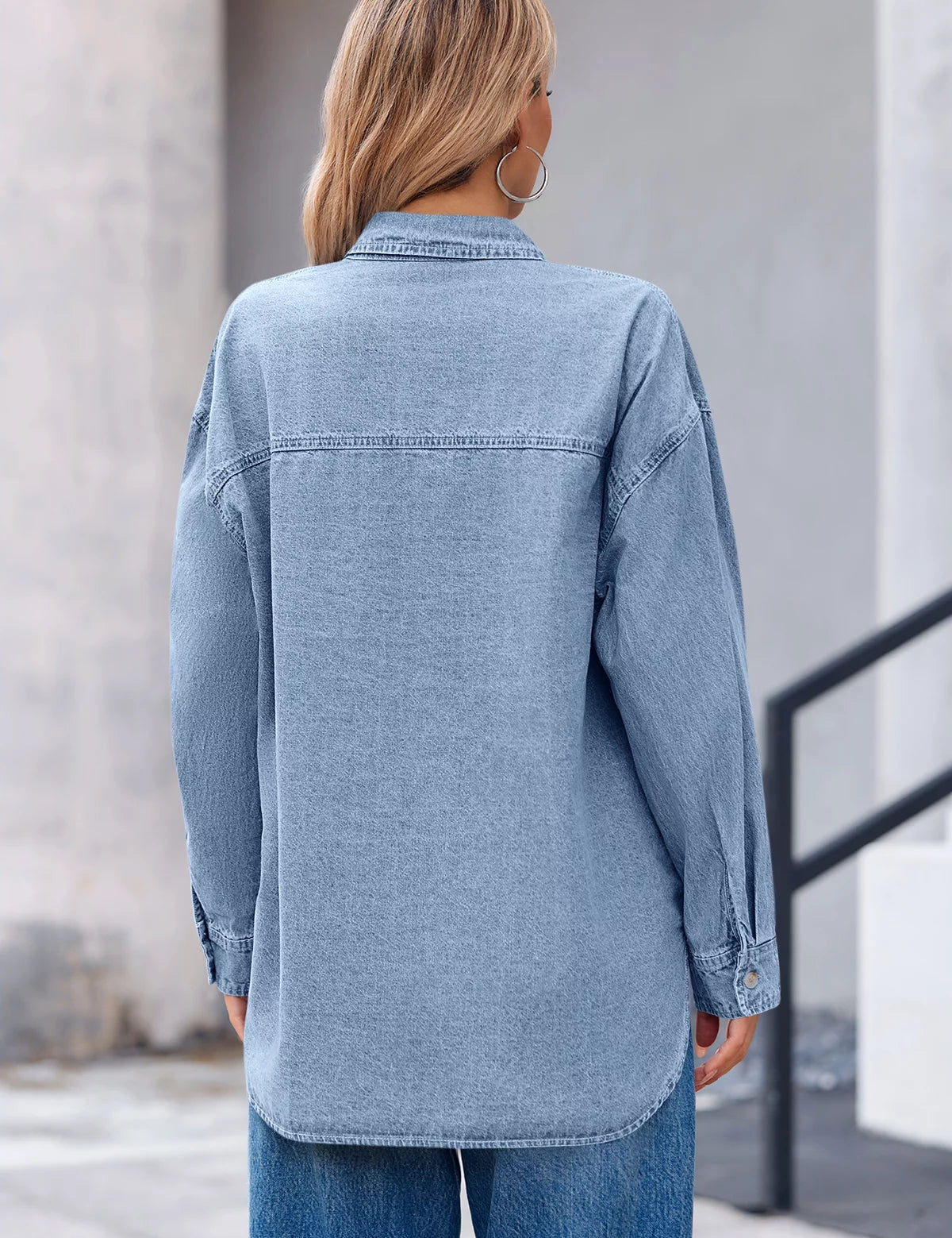CicyBell-Womens-WashedBlue-DenimShirt-H9H330_5.webp