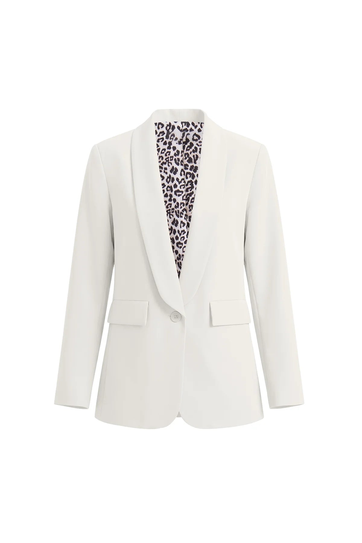 Womens White Business Casual Blazer | CicyBell