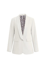Womens White Business Casual Blazer | CicyBell