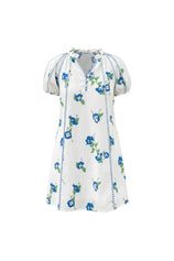 Womens White Puff Sleeve Mini Dresses | CicyBell