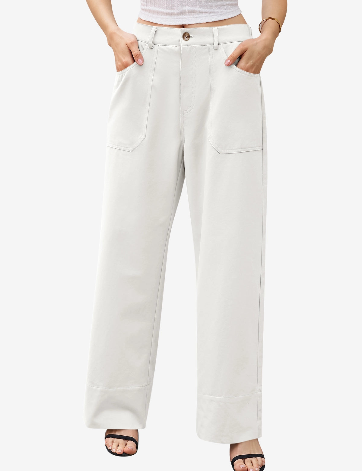 CicyBell-Womens-White-Pants-H5N995_1.webp
