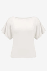 Womens White Tie Back Cinched Tops | CicyBell