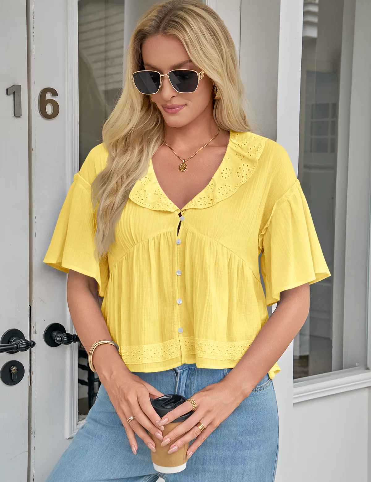 CicyBell-Womens-Yellow-BabydollTops-J7K238_2.webp
