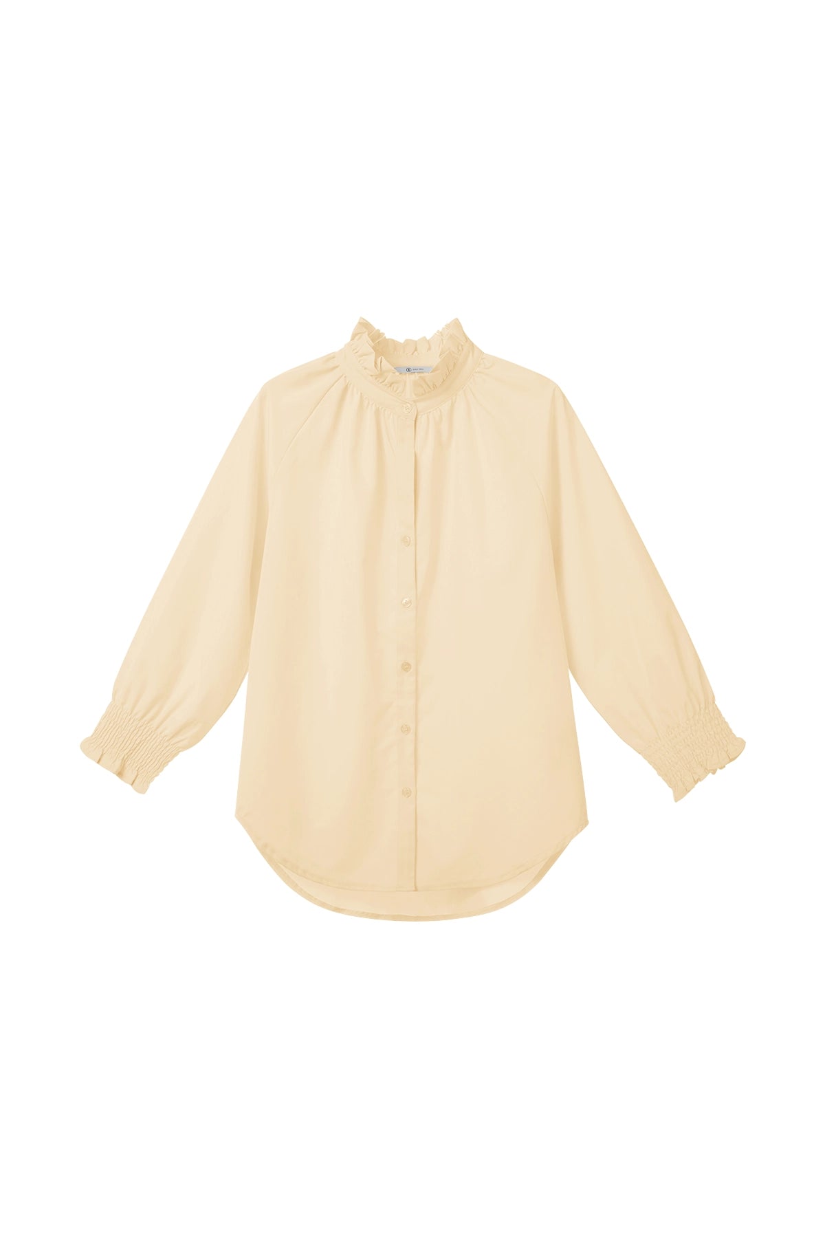 Cicy Bell Womens Apricot Button Down Shirts