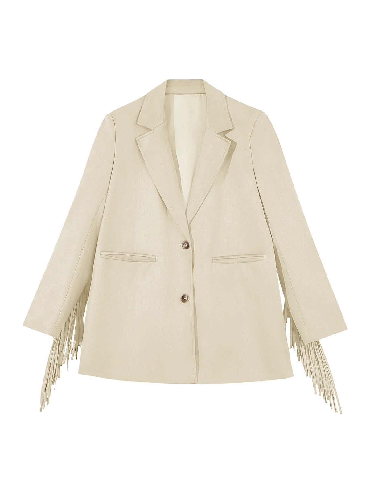 CicyBellWomensBeigeFringeJacketRT82251.webp