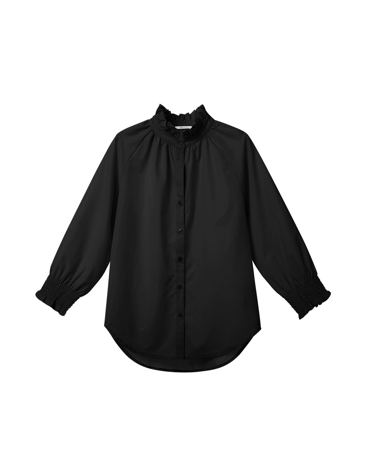CicyBellWomensBlackButtonDownShirts1-5.webp
