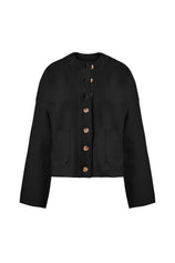Cicy Bell Womens Black Cardigans