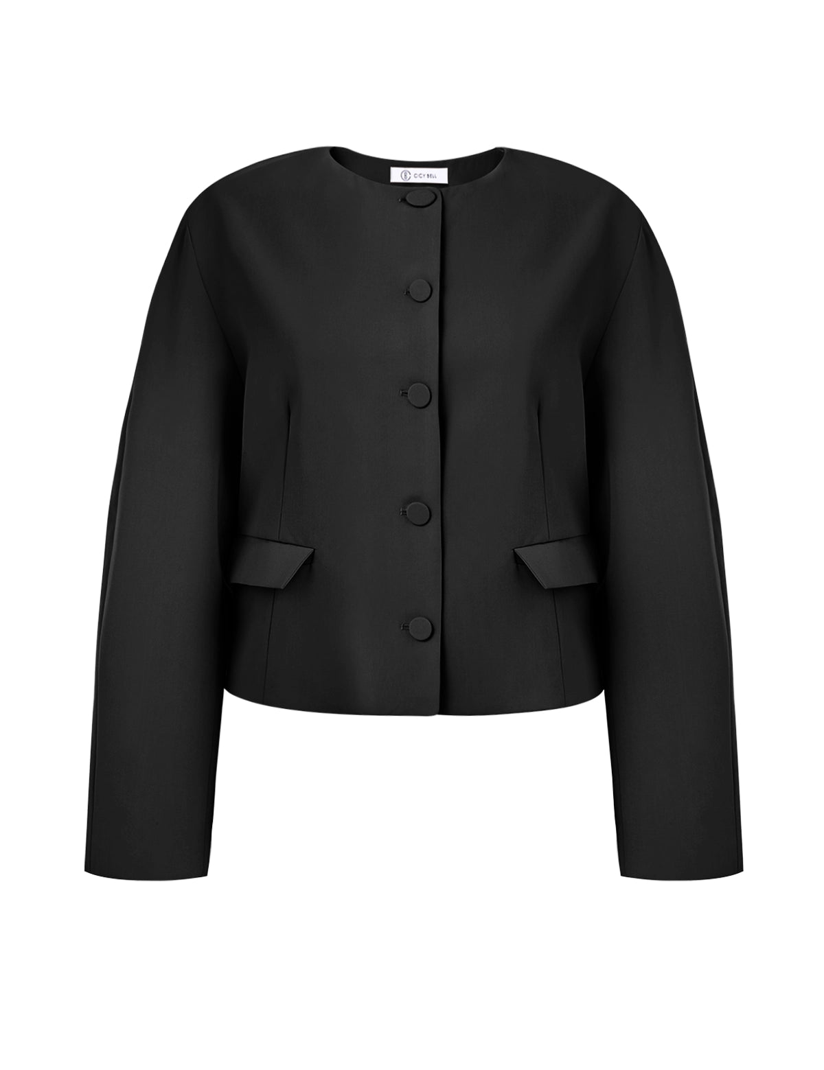 CicyBellWomensBlackCroppedBlazerJ7K1825.webp