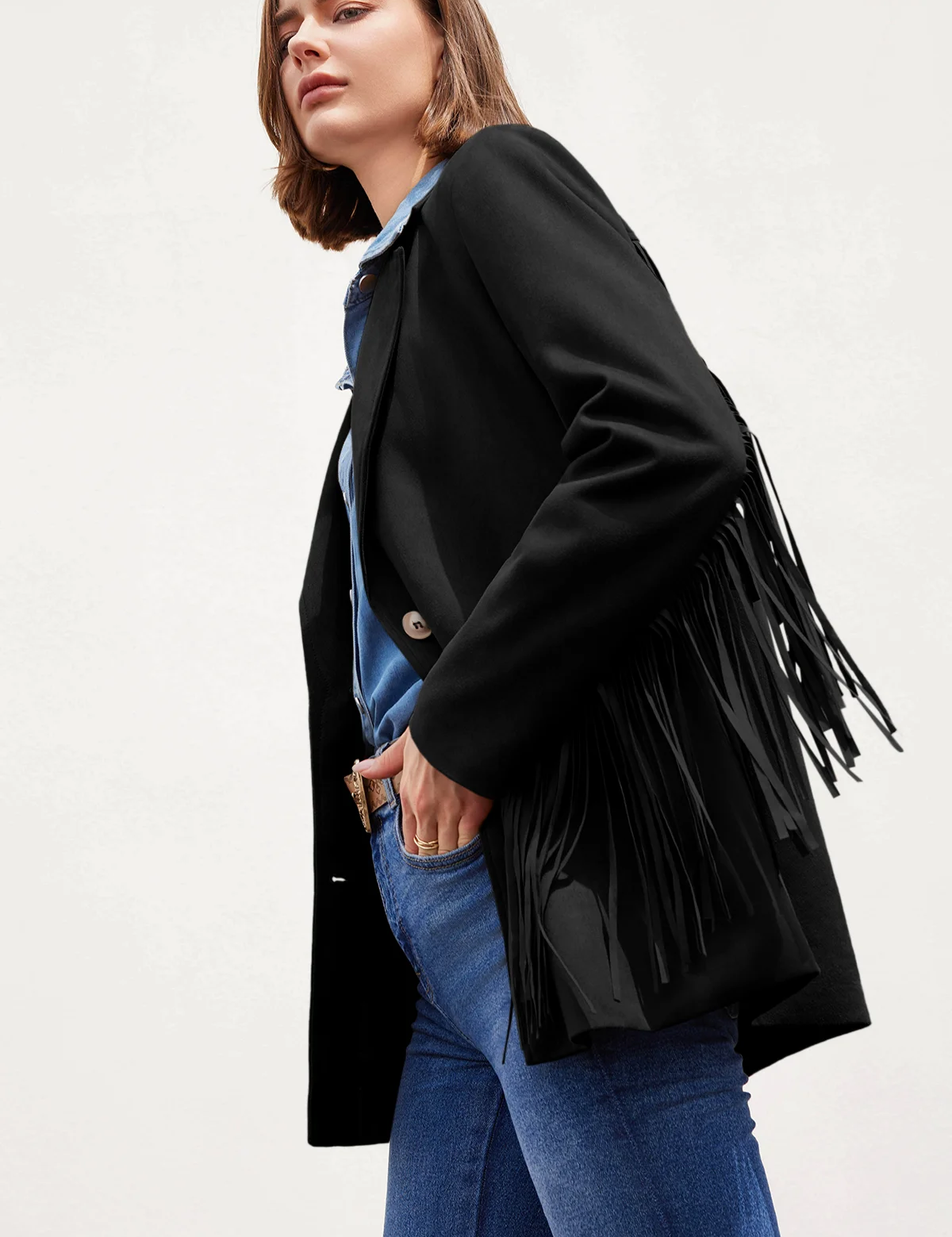 CicyBellWomensBlackFringeJacketRT82255.webp