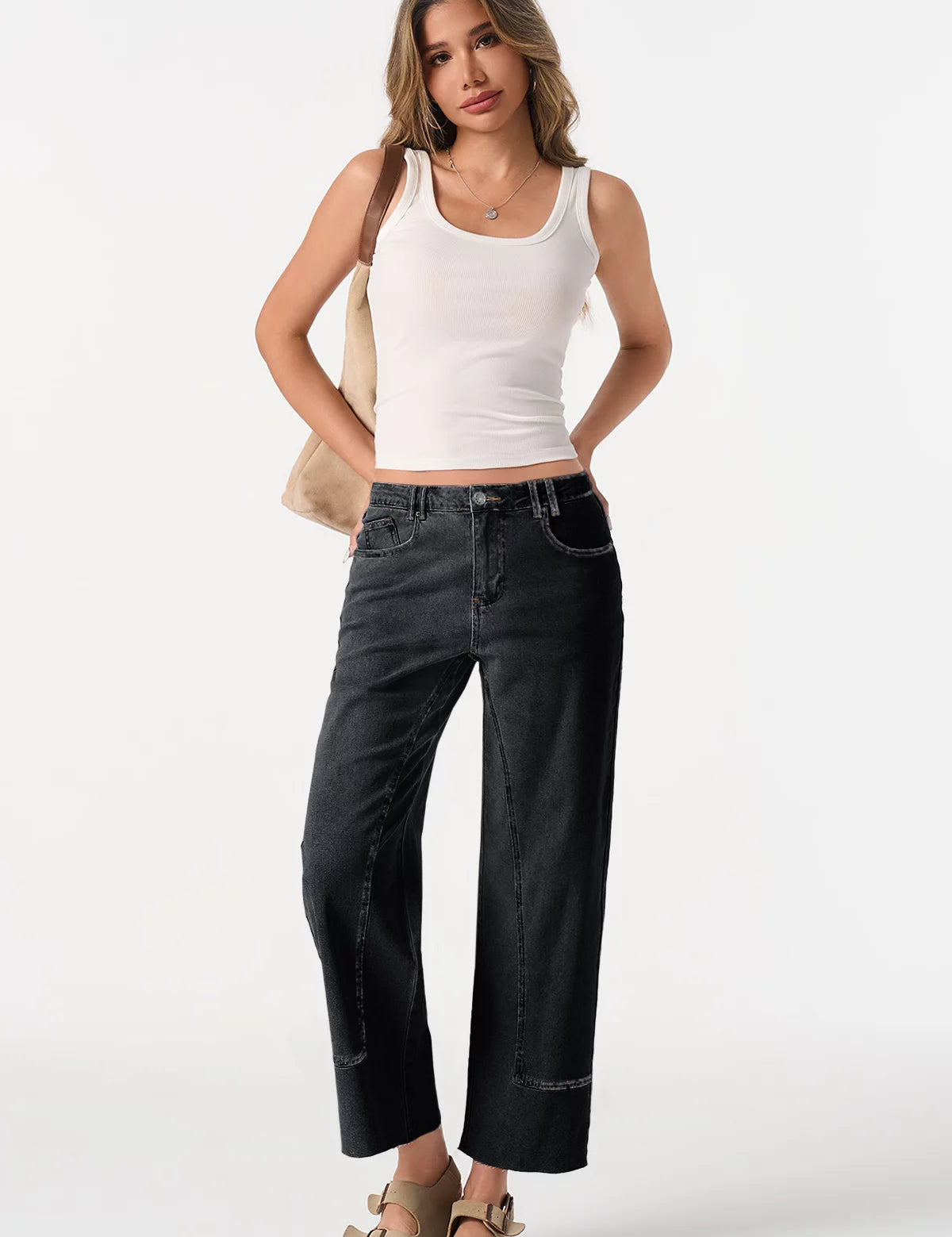CicyBellWomensBlackJeansH5N8543.webp