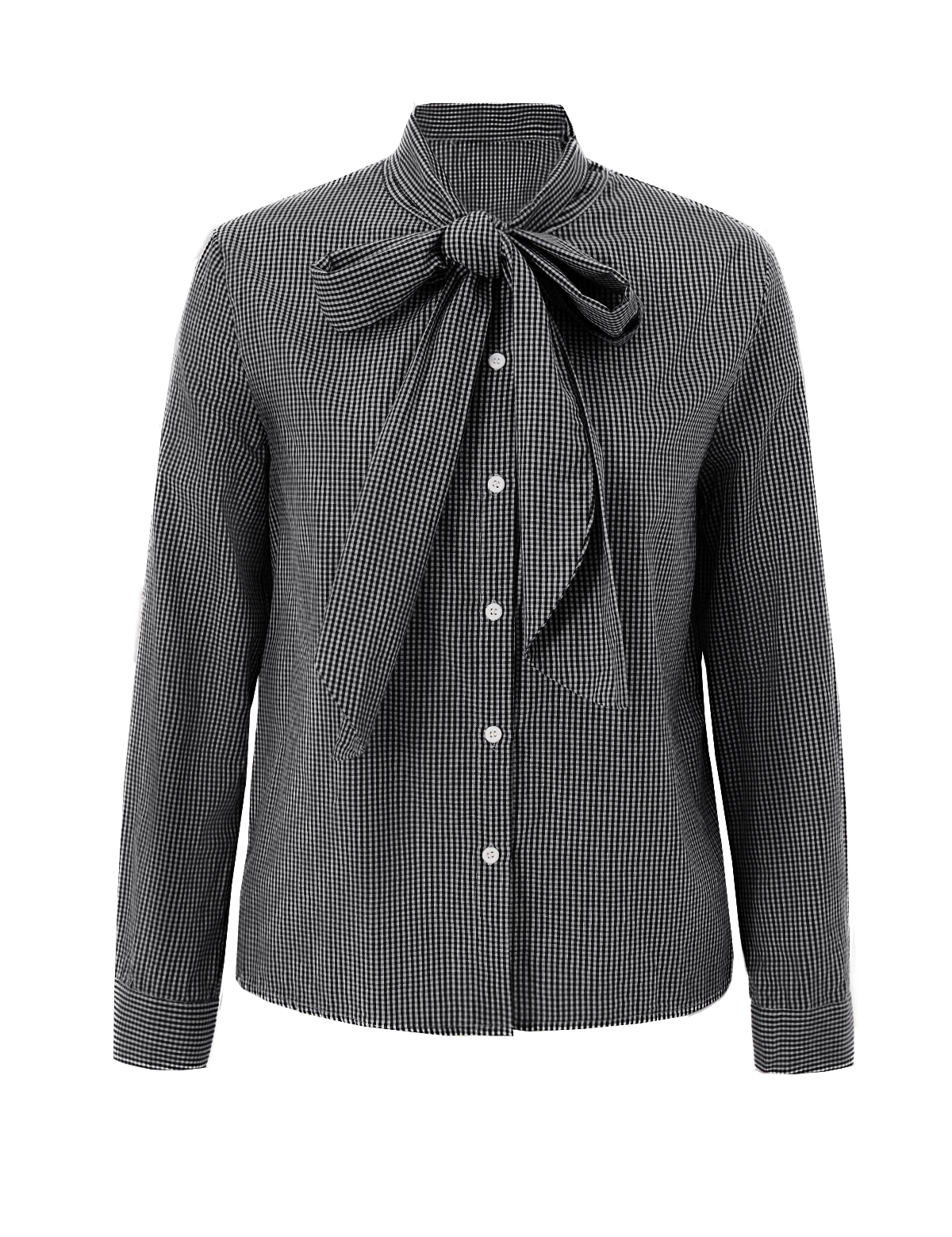 CicyBellWomensBlackPlaidShirtsRT82355.webp