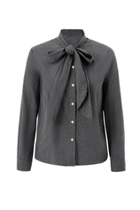 Cicy Bell Womens Black Plaid Shirts