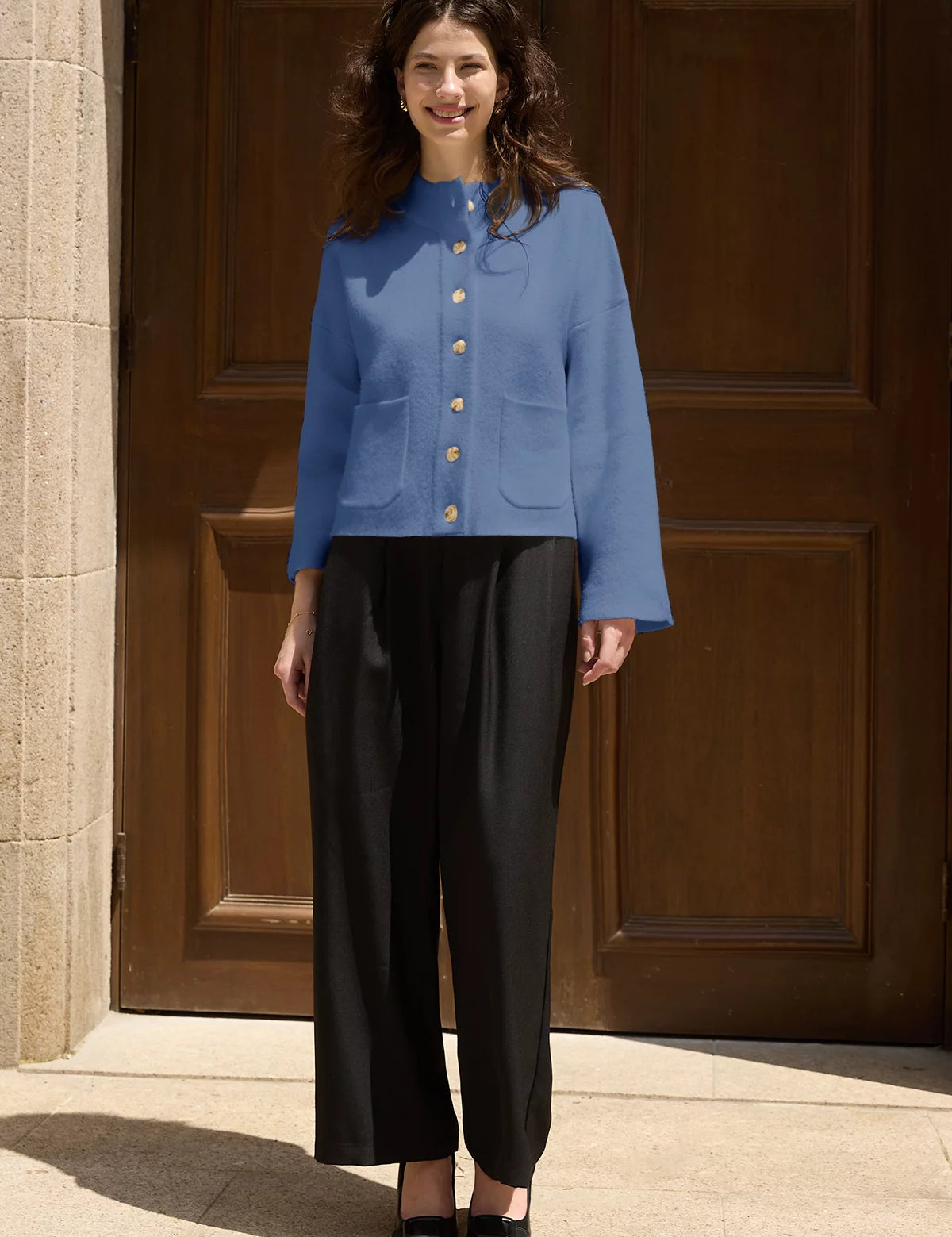 CicyBellWomensBlueCardigansH5N9073.webp