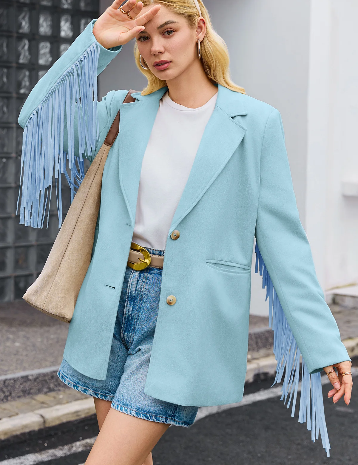 CicyBellWomensBlueFringeJacketRT82253.webp