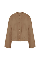 Cicy Bell Womens Camel Cardigans