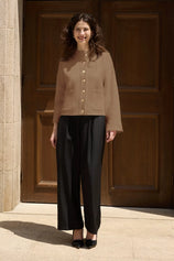 Cicy Bell Womens Camel Cardigans