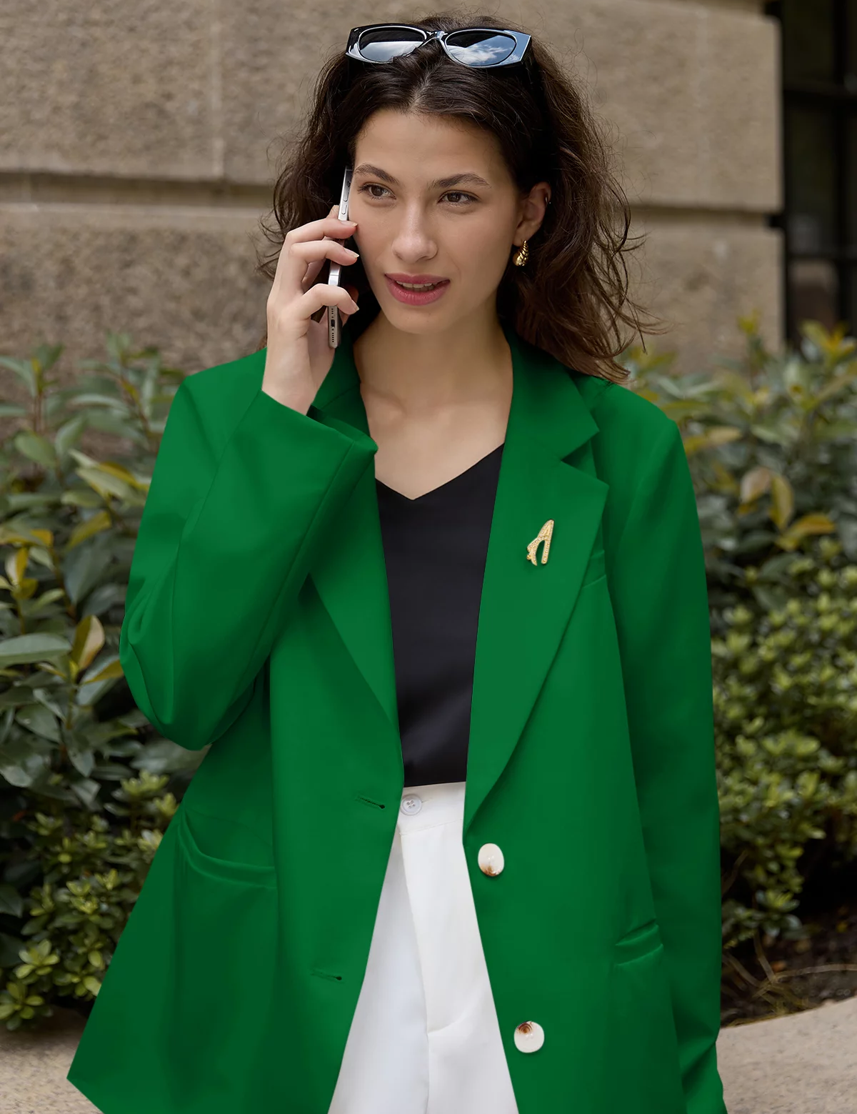CicyBellWomensGreenCasualBlazersH5N9224.webp