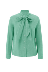 Cicy Bell Womens Green Plaid Shirts