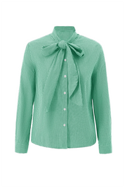 Cicy Bell Womens Green Plaid Shirts