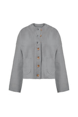 Cicy Bell Womens Grey Cardigans