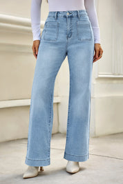 Cicy Bell Womens Light Blue Jeans