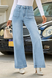 Cicy Bell Womens Light Blue Jeans