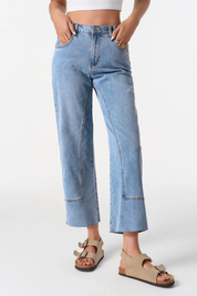Cicy Bell Womens Light Blue Jeans
