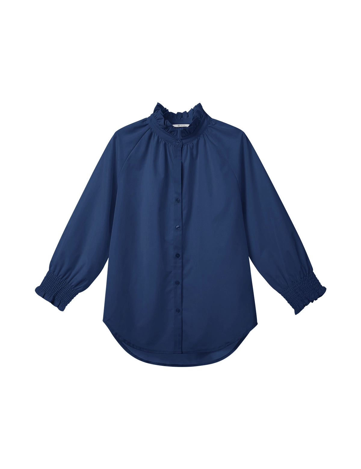 CicyBellWomensNavyButtonDownShirts1-5.webp